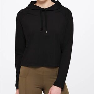 MPG Sport Swagger Cropped Hoodie Medium- Black